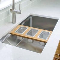 33 Workstation Sink - 8 Depth - Single Bowl - Reversible (5LS33c-8) –  Create Good Sinks