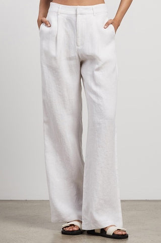 White Linen Pants