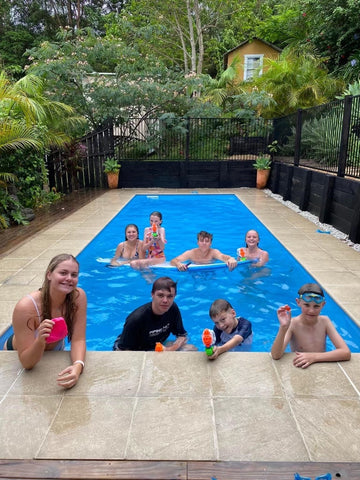 Kids in the pool