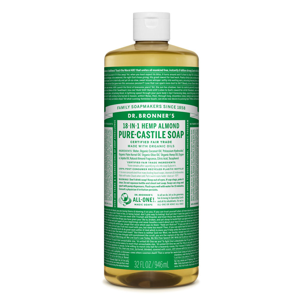 What are the ingredients in Castile soap?