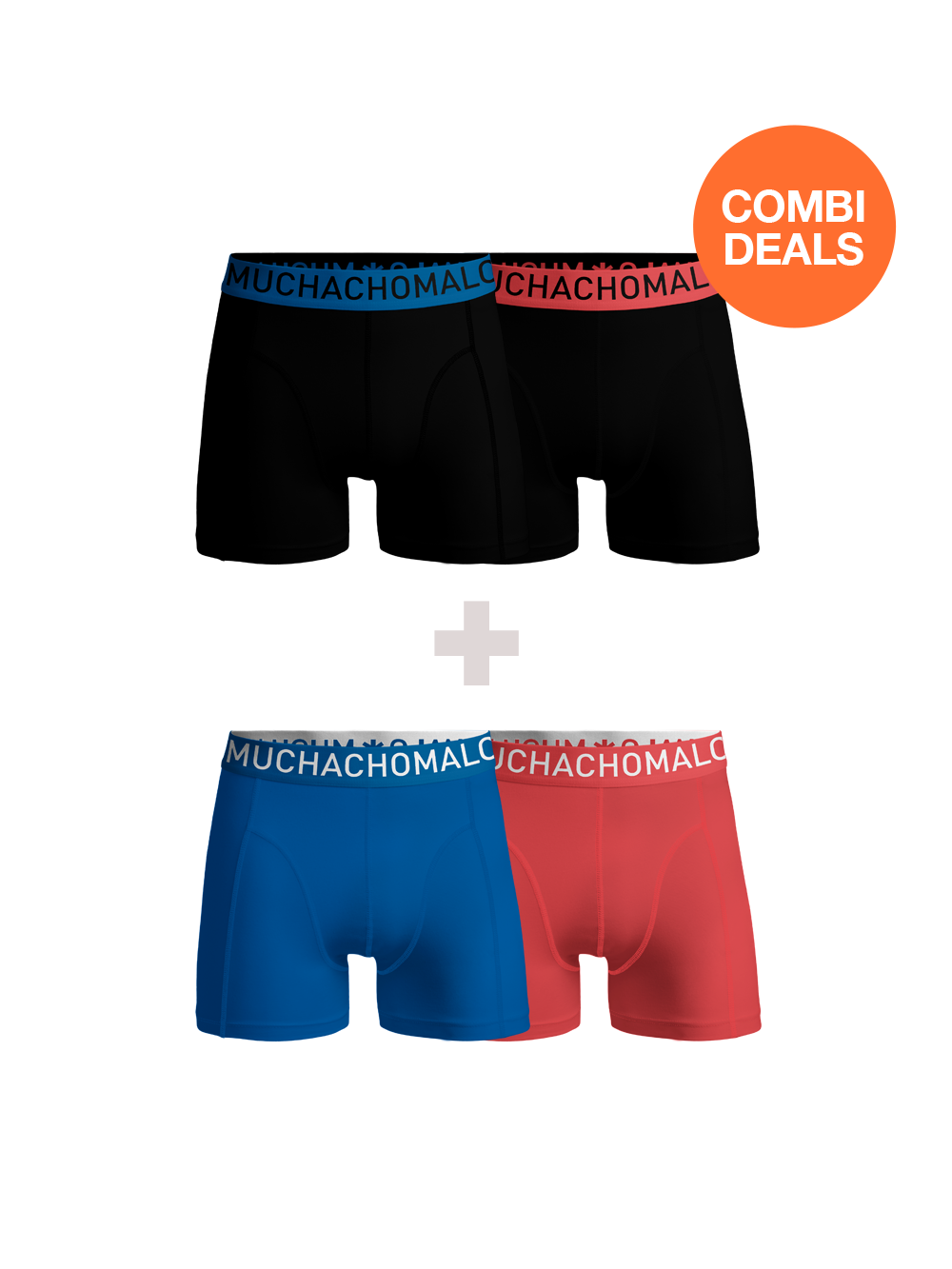 Heren 2+2-pack Boxershorts