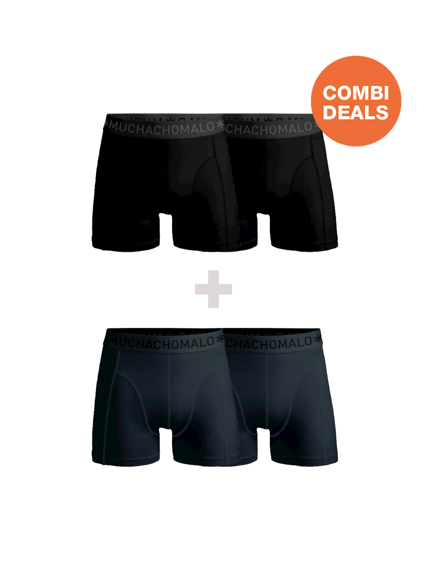 Heren 2+2-pack Boxershorts Print