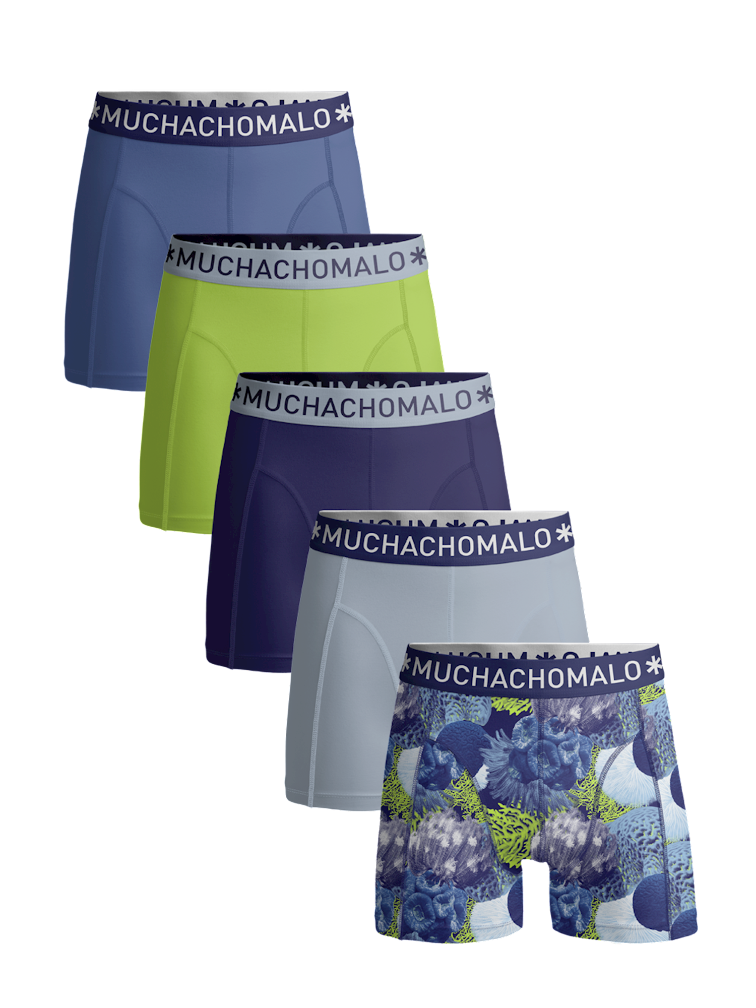 Heren 5-pack Boxershorts Ocean