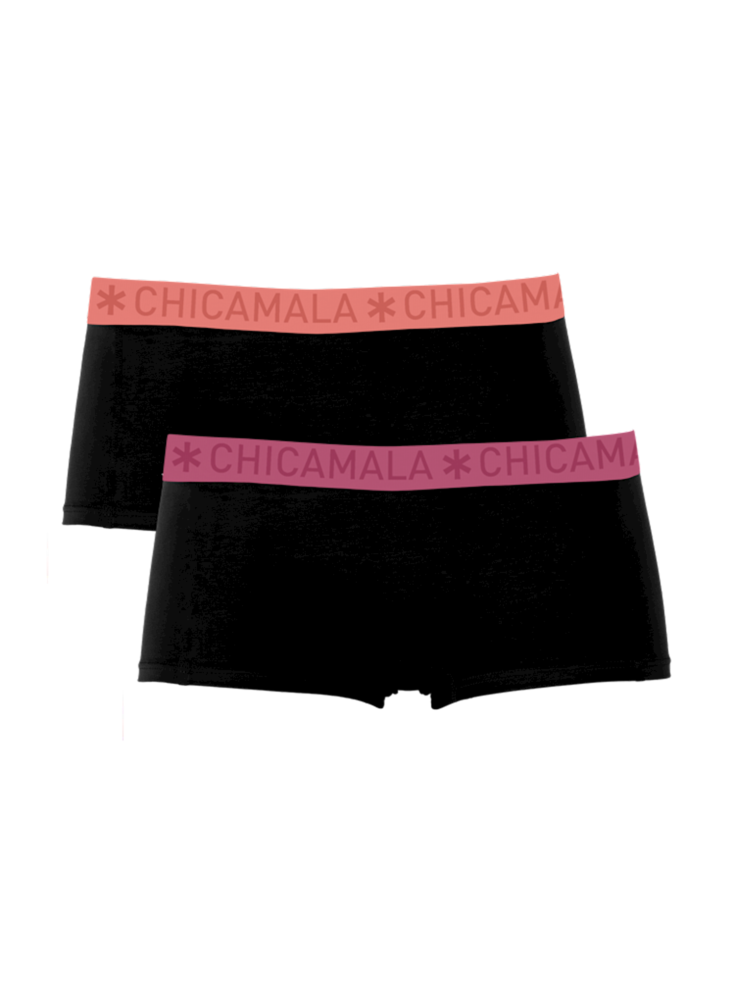 Meisjes 2-pack Boxershorts Effen