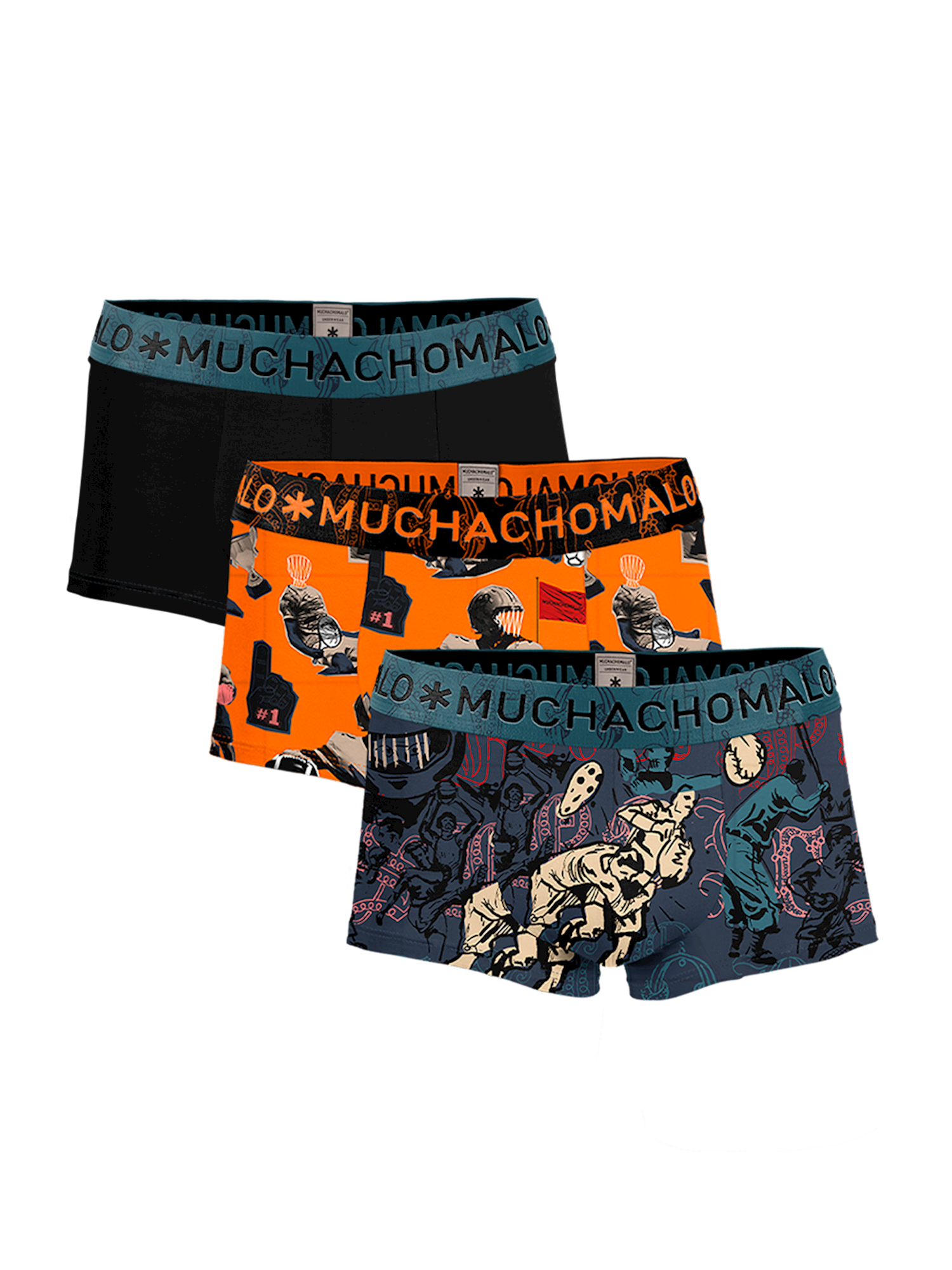 Heren 3-pack Trunks Sports