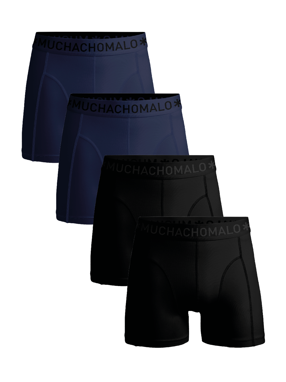 Heren 4-pack Boxershorts Effen