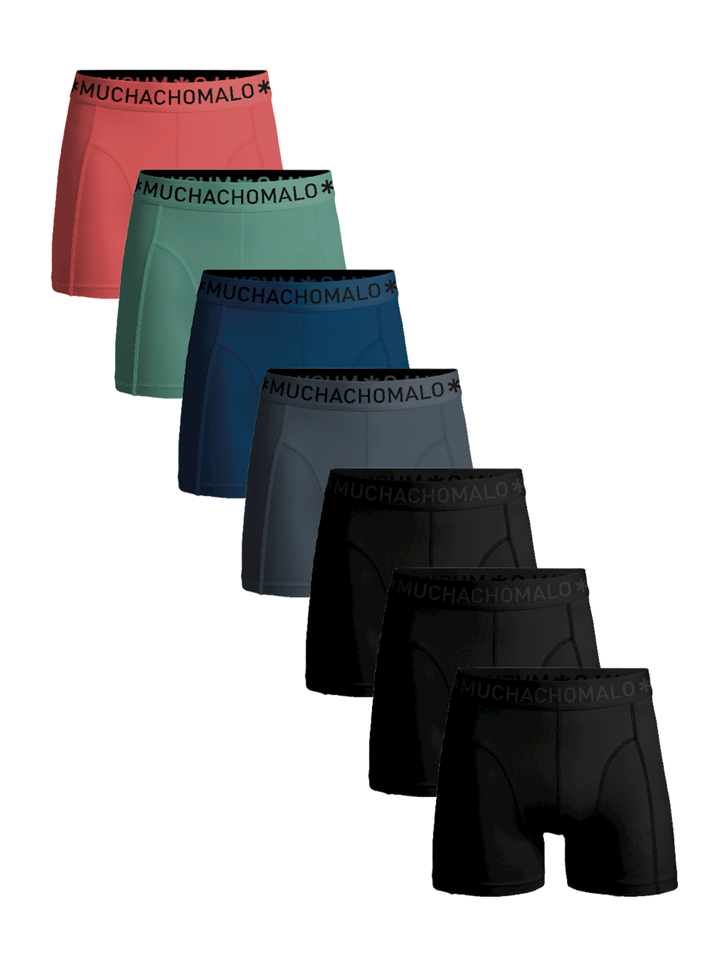 Heren 7-pack Boxershorts Effen