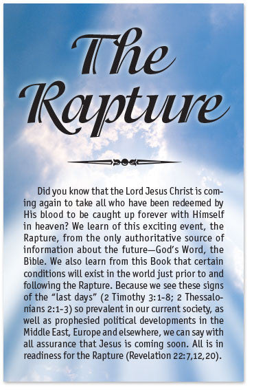 rapture bible