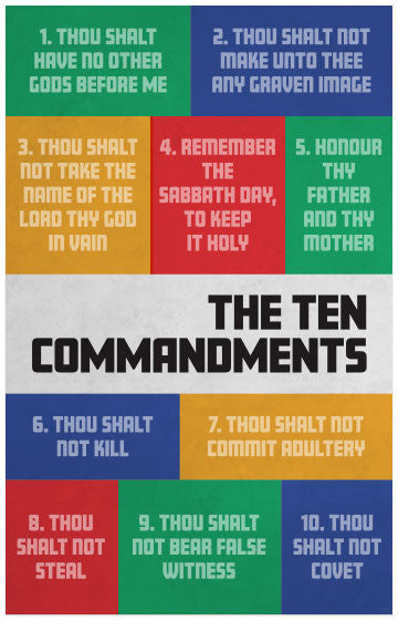 Gospel Tract – The Ten Commandments – Moments With The Book