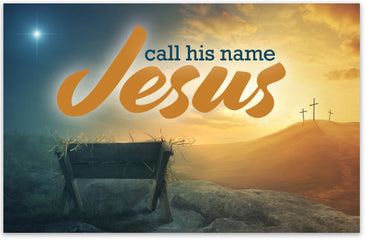 Mini Gospel Tract – Call His Name Jesus – Moments With The Book