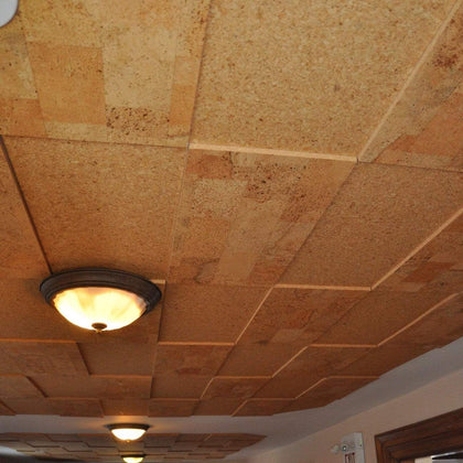 Corkstone Acoustical Cork Wall Tiles with PSA Backing