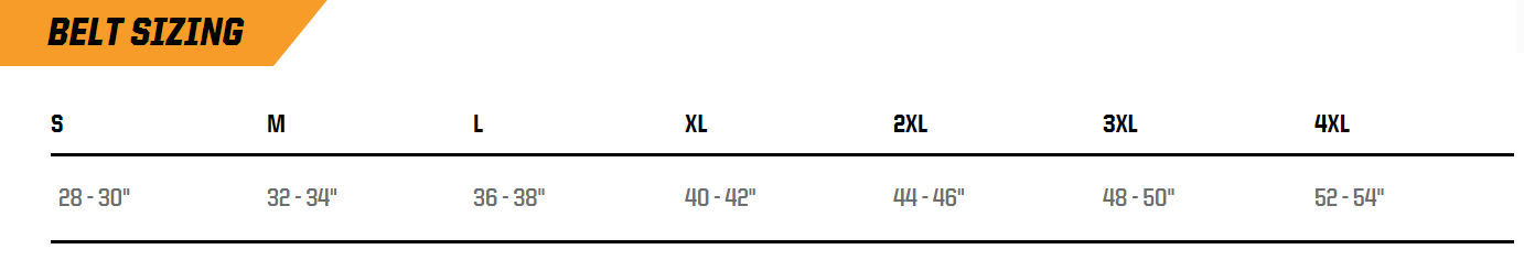 511 Tactical Size Chart