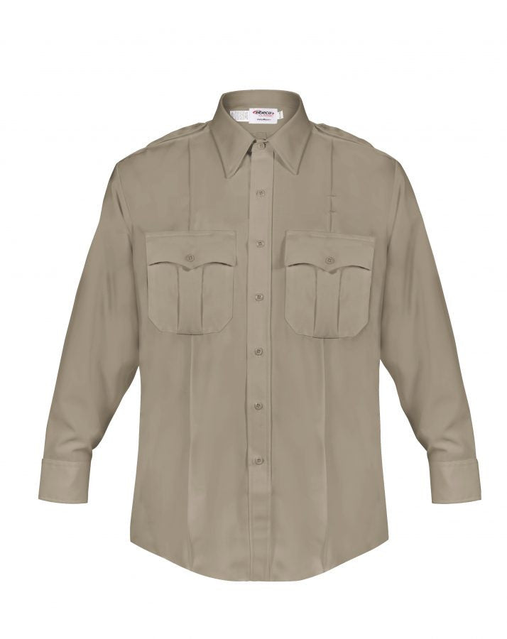Elbeco DutyMaxx Silvertan Men's Long Sleeve Shirt ELB-582D – Guardian ...