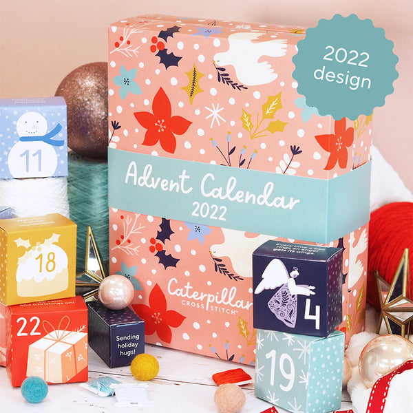 Introducing the 2023 Cross Stitch Advent Calendar Box! - Caterpillar Cross  Stitch