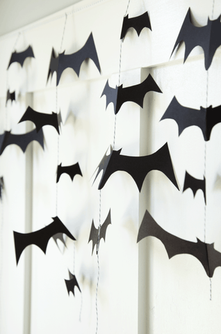 DIY bat halloween decoration