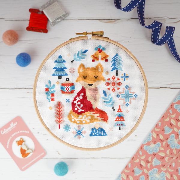 Small cat cross stitch pattern PDF. Lazy cat cross stitch