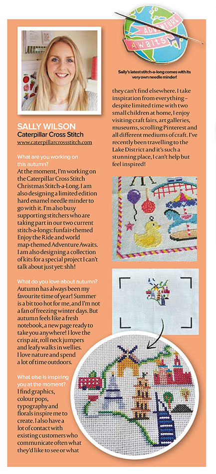 cross stitcher magazine caterpillar cross stitch 