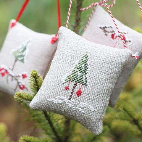 How to Make Cross Stitch Ornaments, Cushions and Wall Hangings -  Caterpillar Cross Stitch