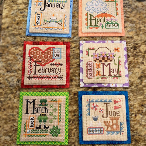 seasons year cross stitch 