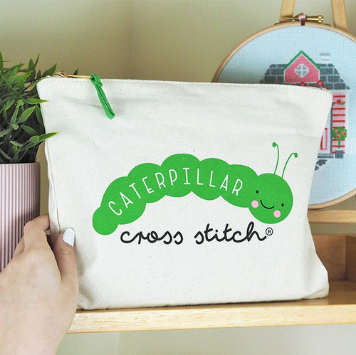 Cross Stitch Double Pocket Project Bag