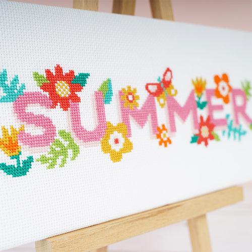 Summer Cross Stitch Camp for Children! - Caterpillar Cross Stitch