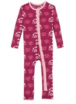 Berry Telephone Muffin Coverall Zipper