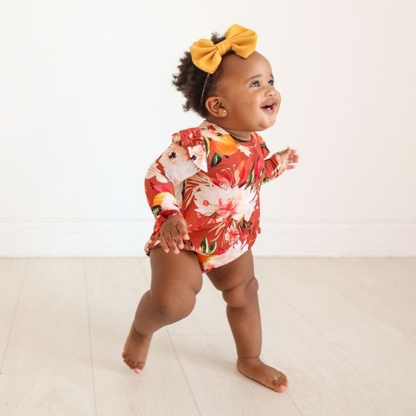 Posh Peanut Leonora Bubble Romper for girls