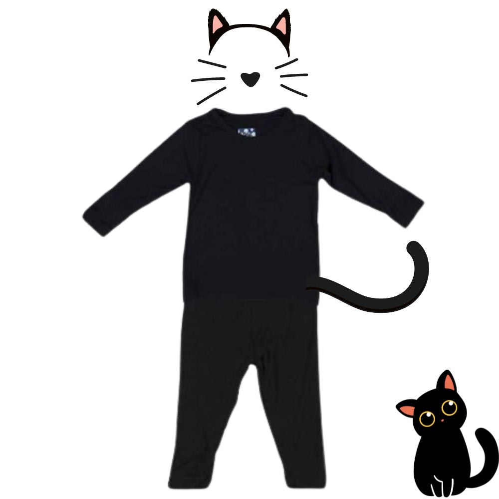 Kickee Pants Black Cat halloween costume