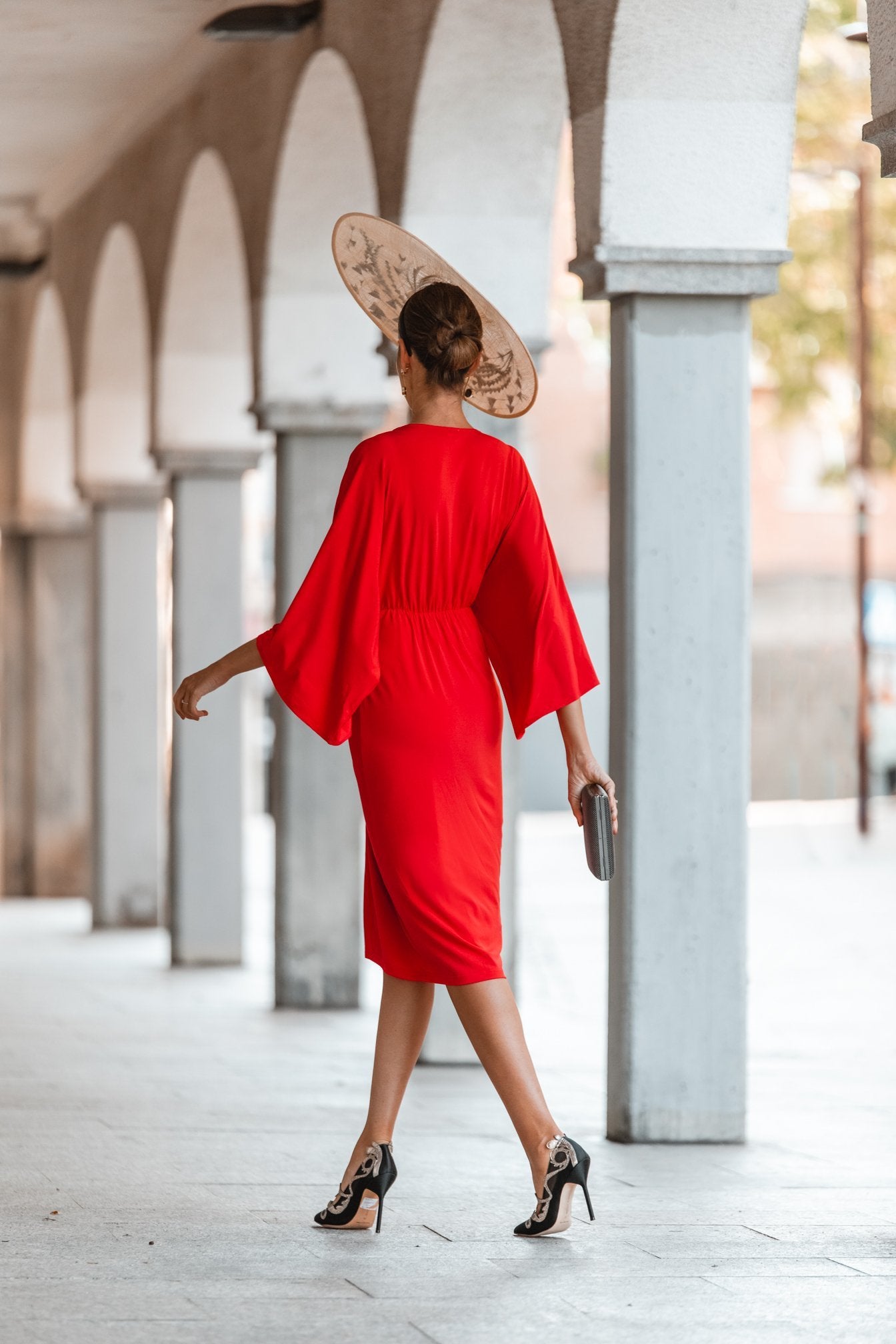 Vestido Cher Rojo Fire · Rivera · | Bruna
