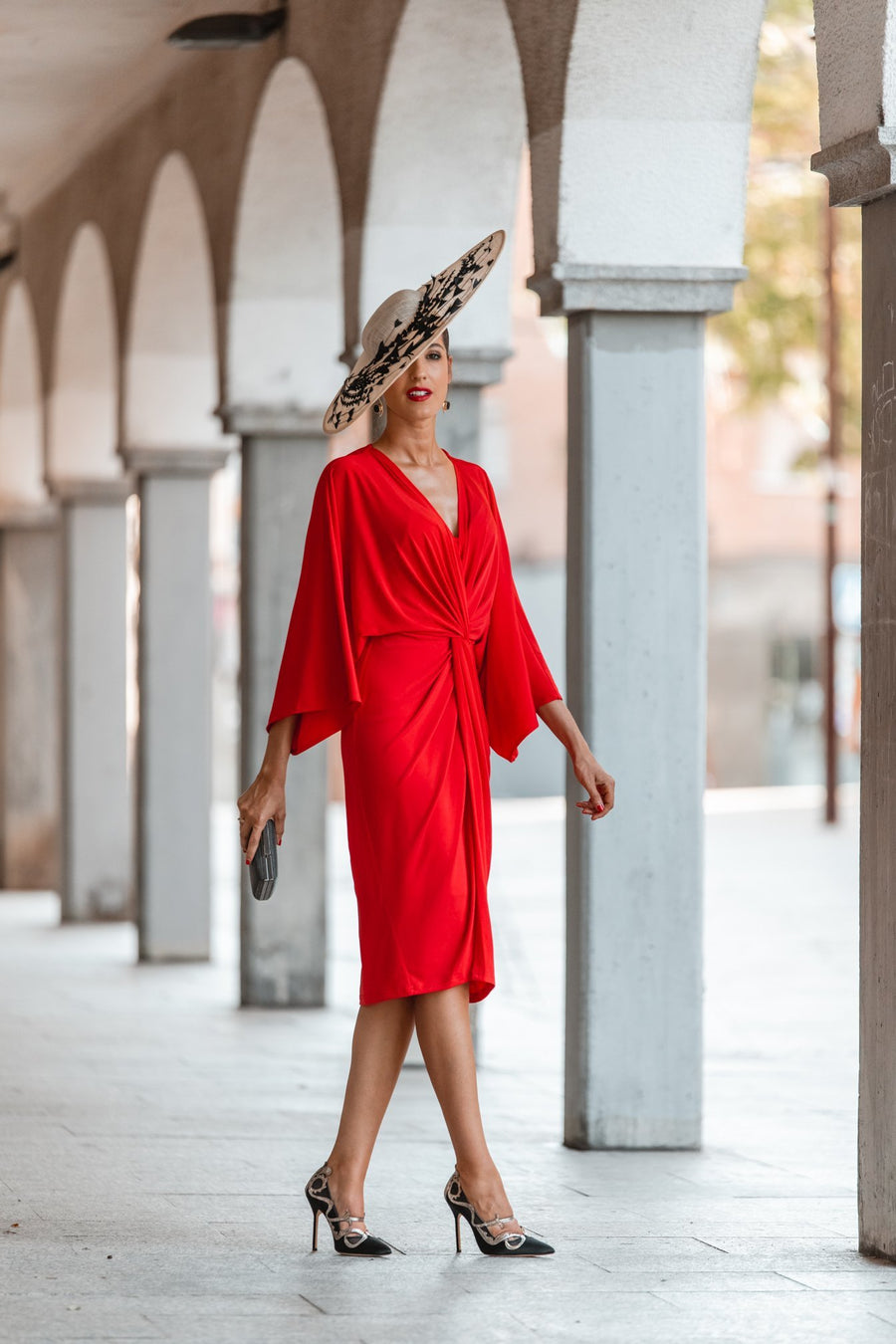 Vestido Cher Rojo Fire · Rivera · | Bruna