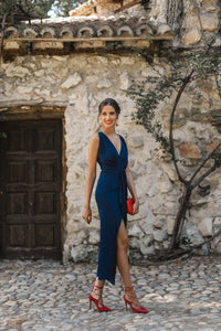 Vestido Lina Azul Noche · Ipanema · | Bruna