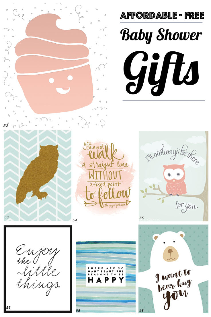 Affordable Baby Shower Gifts