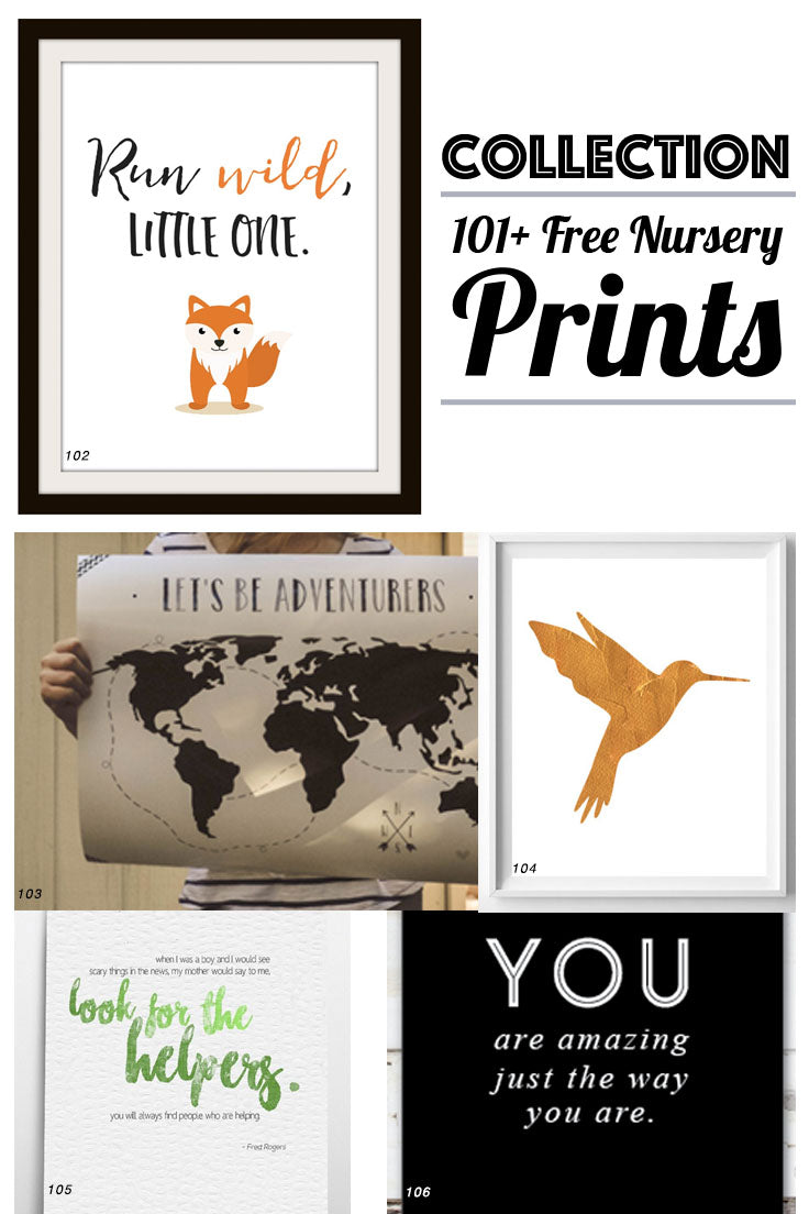 Collection Free Nursery Prints