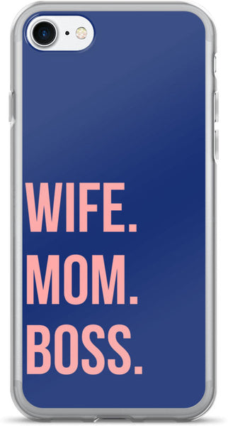 WIFE MOM BOSS PHONE CASE | MOM BOSS 