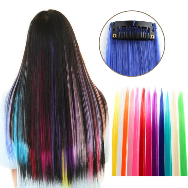 colored hair extensions