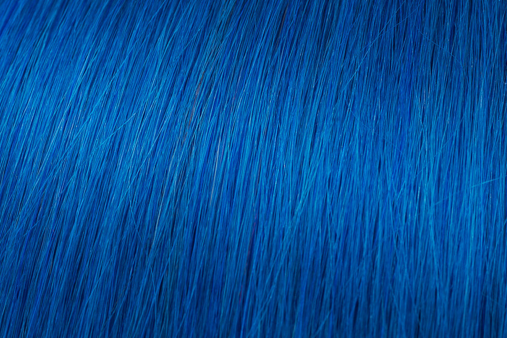 3. Blue Ombre Human Hair Extensions - wide 9