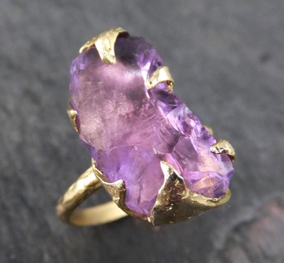 purple amethyst gemstone rings