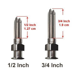 4 Tip Needle Size