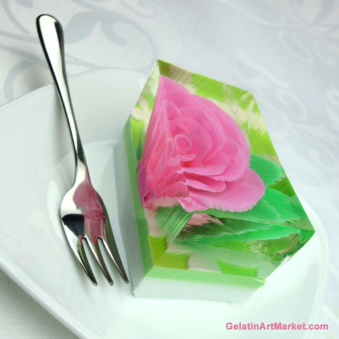 Gelatin Art Cake Slice