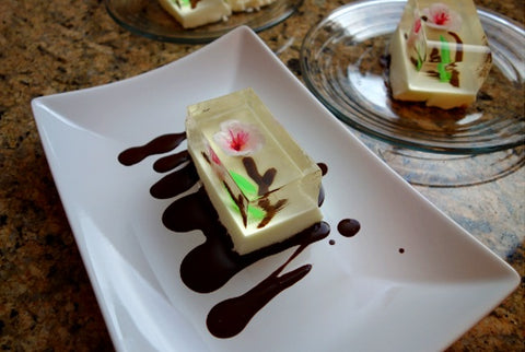 Gelatin Art Jello Flowers - Cherry Blossom