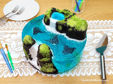 Ocean Island Stingray Cake