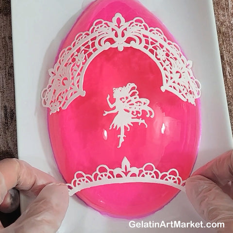 Pink easter egg
