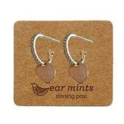 Ear Mints round hoop earrings