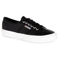 SUPERGA 2750 EFGLU Black Leather Shoe