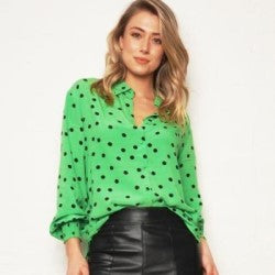 We Are The Others Polka Dot Relaxed Shirt