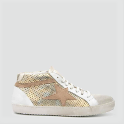 ZOE KRATZMANN Gold Star Lunar Sneakers