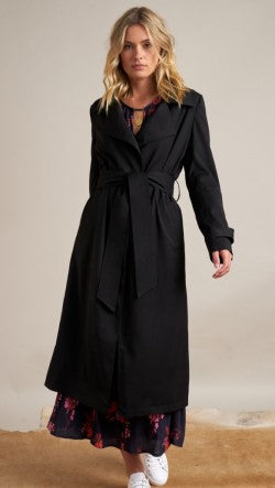 GYSETTE Raffaella Trench Coat + Alya Maxi Dress