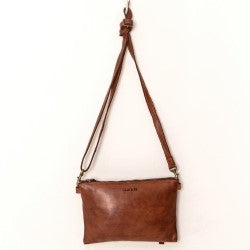 Juju & Co Leather Monterey Crossbody Bag