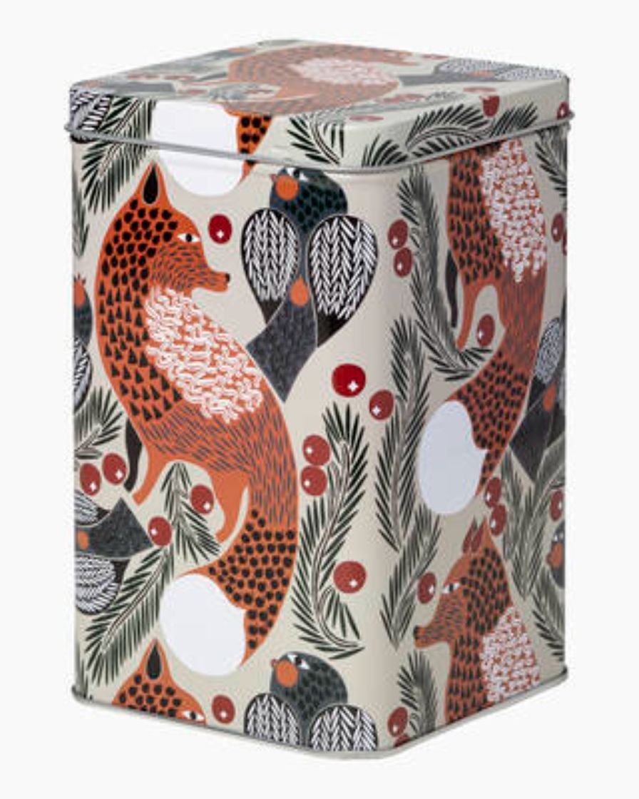 MARIMEKKO | Ketunmarja Tin Box - Beige/Brown | Zabecca Living