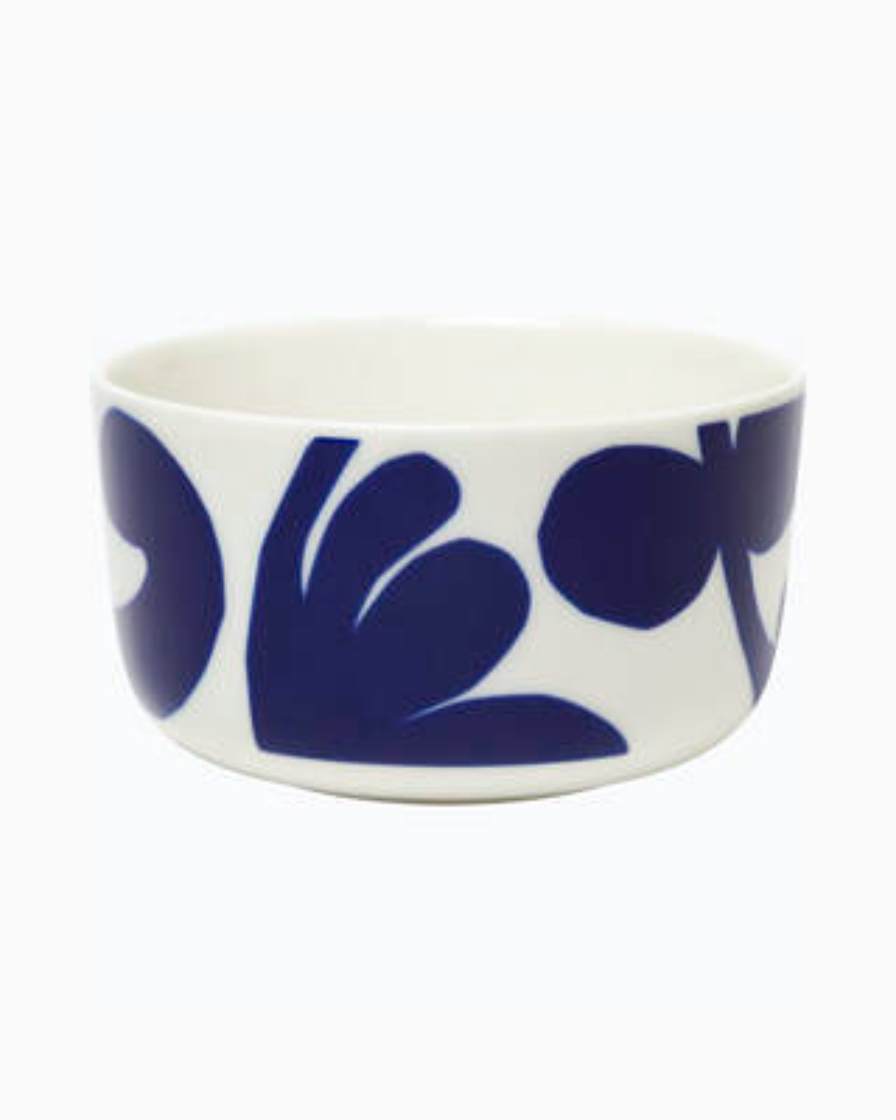 MARIMEKKO | Ruudut Bowl 5dl - White/Blue | Zabecca Living